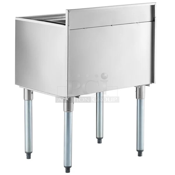 BRAND NEW SCRATCH & DENT! Regency 18" x 24" Underbar Ice Bin - 77 lb. - Image 2 of 10