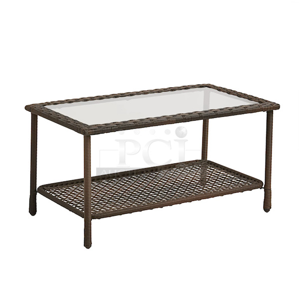 Mainstays Tuscany Ridge Outdoor 4 Piece Wicker Conversation Set, Blue. 4-piece patio furniture set includes a cushioned loveseat, two chairs, and a coffee table. Each chair measures 30.75"D x 30.75"W x 32.75"H; Loveseat measures 52"W x 30.75"D x 32.75" H; Coffee table measures 21.5"W x 38"D x 19.5"H. 2x Your Bid - Image 6 of 8