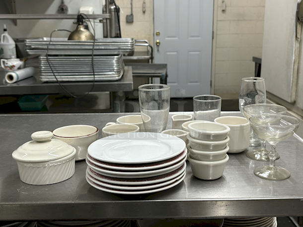 ALL-4-ONE Set Of Dishes, Cups, Glasses, Bowls and Containers.  - Image 3 of 3