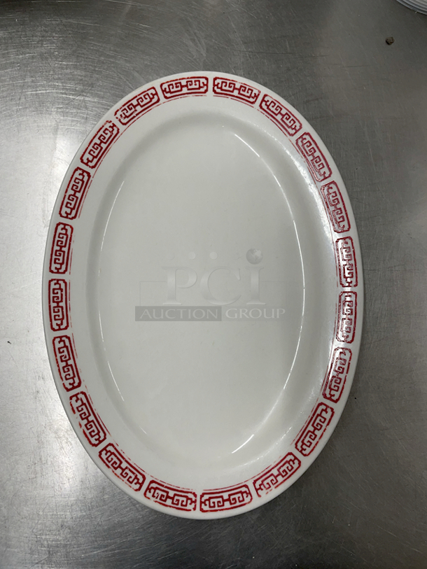 9-1/4 Oval China Platter. 20x Your Bid