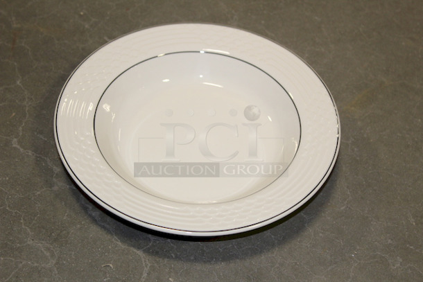 LIKE NEW! 9-3/4" 12oz Rimmed Soup Bowl. 20x Your Bid - Image 1 of 2