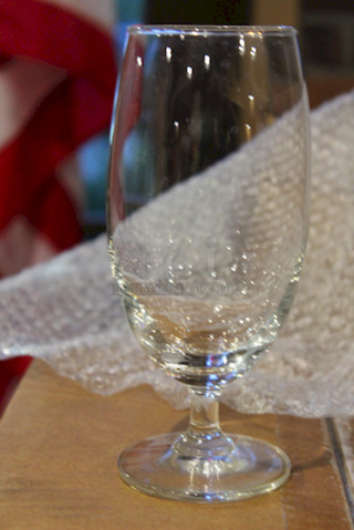 NICE! Short Stem Tear Drop Glasses. 
4x4-1/2
11x Your Bid