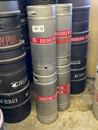 ?1/6 Barrel Sanke "D" Kegs? 1/6 barrel (20 Ltr) = 5.2 gallons = 41 pints = 55 12oz bottles (Sixtel) 4x Your Bid
