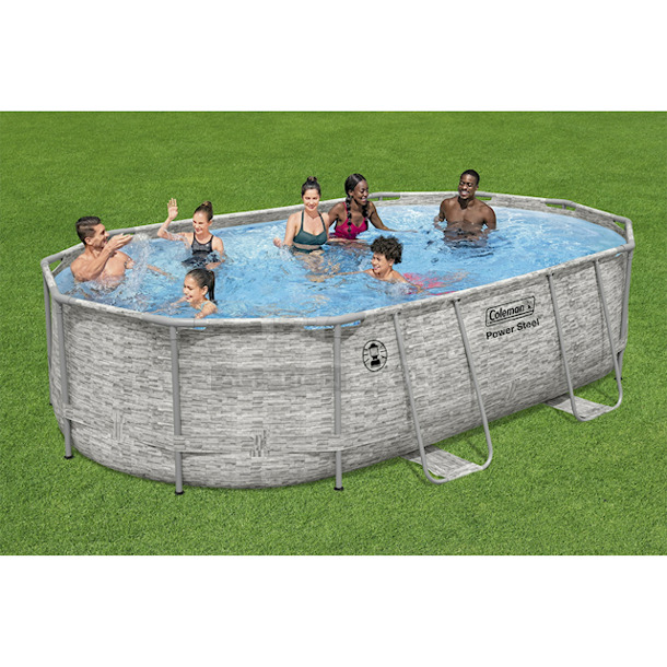 BRAND NEW! Set of (4) Coleman 16ft x 10ft Pools. Each Box Contains (1) Pool, (1) Ladder, (1) Pump and, (1) Filter. 4x Your Bid - Image 2 of 8