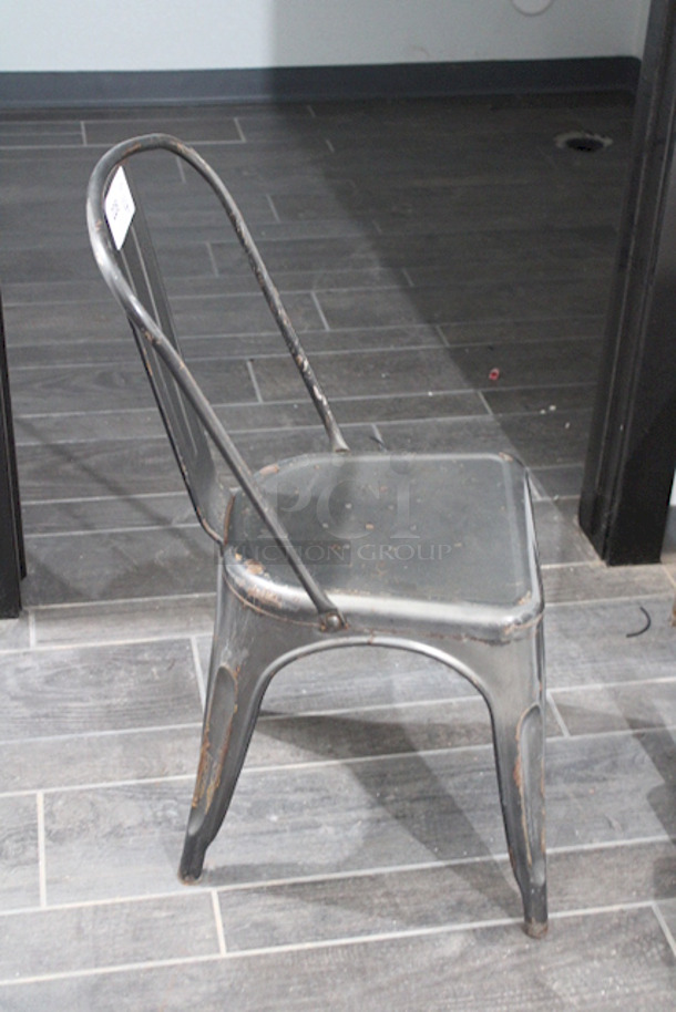 FDW Restaurant Dining Chairs, Indoor/Outdoor, Metal, 18 Inch Seat Height. 4x Your Bid - Image 3 of 7