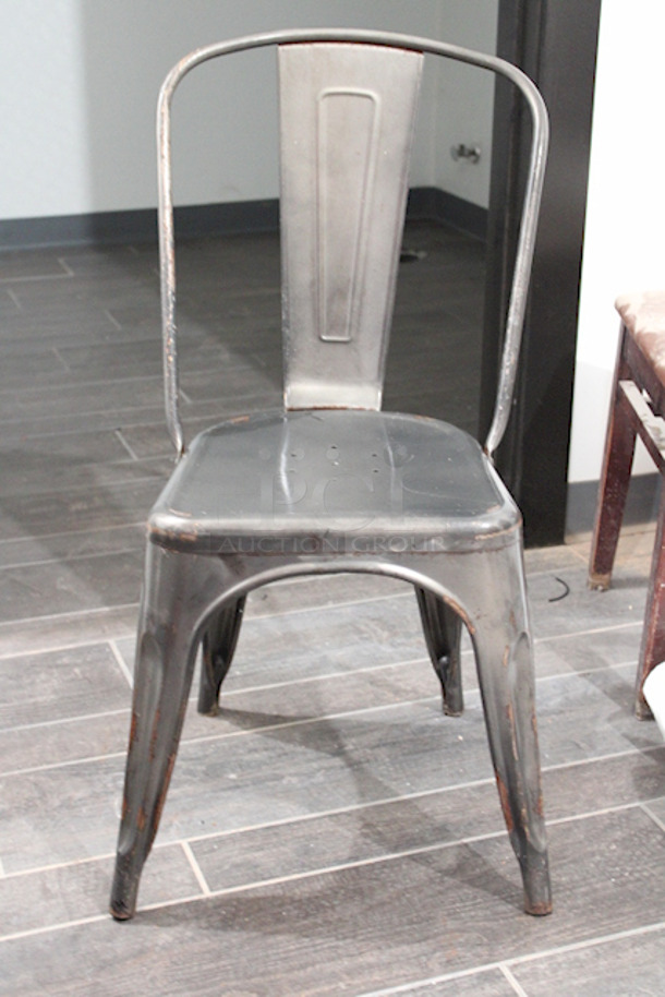 FDW Restaurant Dining Chairs, Indoor/Outdoor, Metal, 18 Inch Seat Height. 4x Your Bid - Image 5 of 8