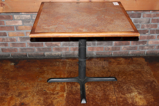 AMAZING! Wood Table With Base.
34x34x30 - Image 7 of 8