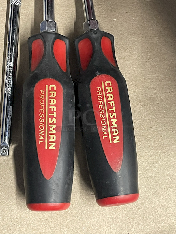 ALL BRAND NEW POWER & HAND TOOLS!! [2] Hitachi 1/2” 13mm 18v Cordless Driver Drills W/ Hard Carry Case, [4] Kobalt Pro90 Ratchet 138pc Mechanic Tool Sets With Hard Case, [3] Campbell Hausfeld 1/2” Impact Wrenches, [1] Campbell Hausfeld 1/2” Impact Wrench Quick Start Kit, [2] Craftsman Screwdrivers (5/16 Slotted & P3 Phillips), [1] ¼” Driver Adapters, [5] ¼” Drive x 3” Drive Extensions, [1] ¼” Dive x 6” Drive Extension, [2] 3/8” Drive Extensions, [1] ¼” Drive T25 Driver Socket!  - Image 11 of 11