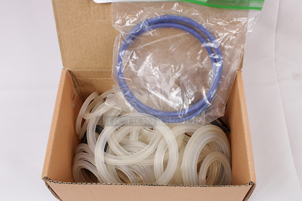 NEW-NEVER USED Box OF Various Sized Silicone Gaskets. Sizes Range From 1” to 2-1/2”+ - Image 2 of 2