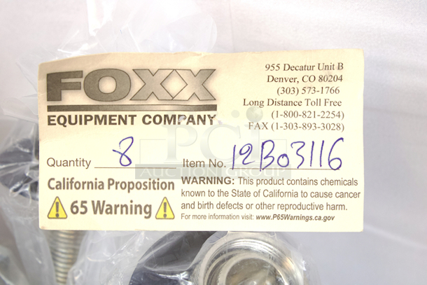 NEW-NEVER USED Box Of Kegerator & Brewery Hardware: (6) Foxx Equipment Co 12BO3116 ABECO 5/8" BSP Beer Thread” ¼” x 8-1/2” Chrome Plated Brass Shanks, (4) Hex “Beer” Nuts - 29/32"-14 Beer Thread, (4) Taps, (10) Tap Brushes, (3) Krome Dispense C184 Standard Faucet Plastic Knob W/ Brass Insert, GreenLeaf CBSHM5160BG1 5/16” Nylon  Hose Barb x 5/16 Hose Barb - Image 2 of 10