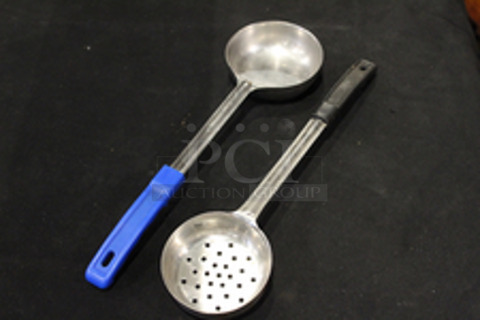 2 Portioning Spoons, 6 & 8oz With Rubber Handles, 14”
2x Your Bid