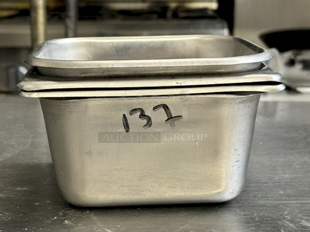 1/6 Pans, Metal. 1/6 x 3". 3x your Bid - Image 3 of 3