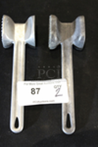 PAIR of 9-1/2” Meat Tenderizers. 
2x Your Bid
