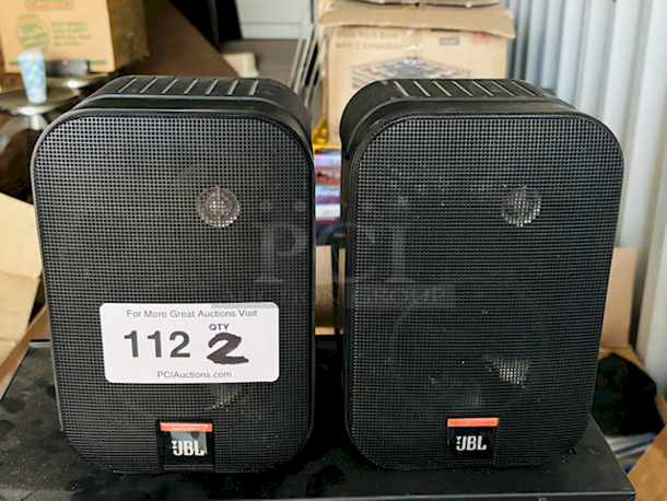 SWEET! JBL Compact CSS-1S/T 5-1/4" 2-Way 10 Watt 100V/70V/8-Ohm Loudspeakers 2x Your Bid - Image 2 of 7
