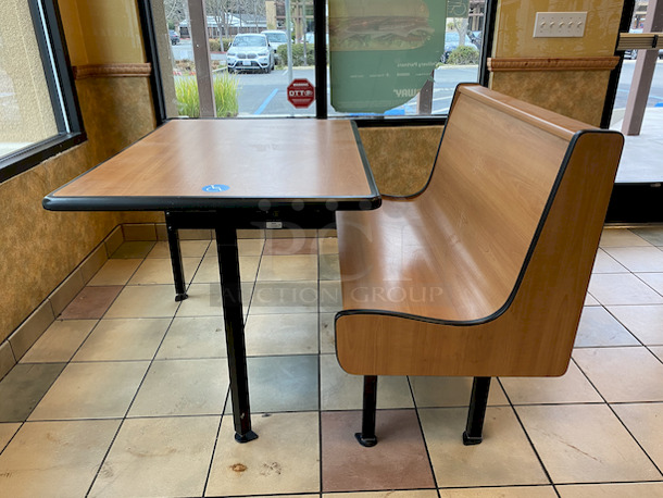 LIKE NEW! ADA Compliant Plymold ADA Island Unit with Thin Profile Dur-A-Edge® 47" Table Top. 
50x41-1/2x35-1/2 - Image 7 of 8