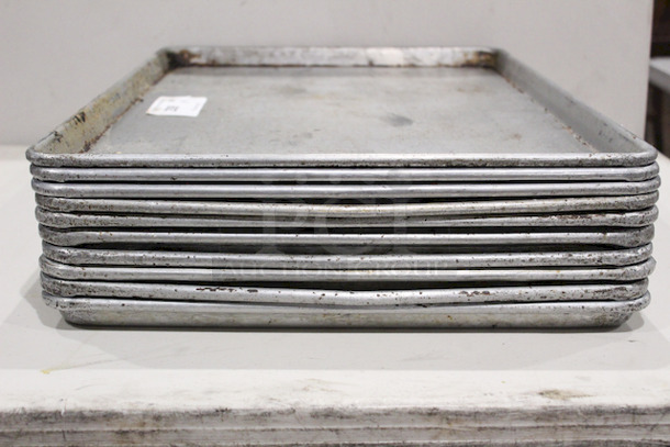 HUGE LOT! Vollrath 9001 Wear-Ever Full Size 16 Gauge 18" x 26" Wire in Rim Aluminum Bun / Sheet Pan
18x25-1/2x1	
10x Your Bid
 - Image 3 of 8