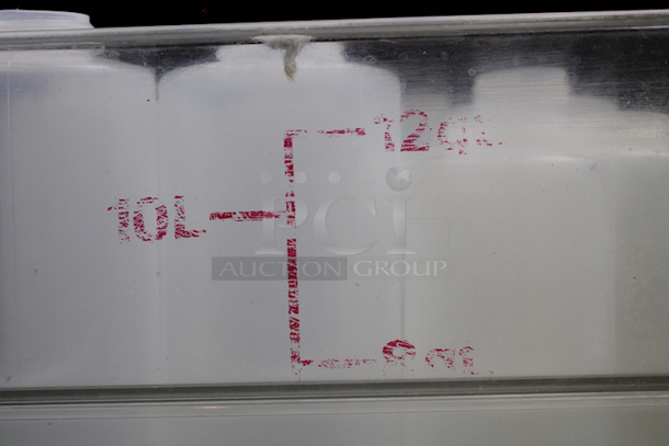 ALL-4-One (2) Cambro CamSquares® Classic 12 Qt. Clear Square Polycarbonate Food Storage Container, (12) Squeeze Bottles, (2) 1/3 Pan Lids - Image 3 of 3