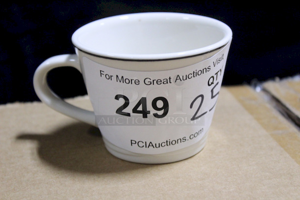 SWEET! Sterling China Y5 Coffee Cups, 3-1/8x2-1/2. 25x Your Bid - Image 1 of 2