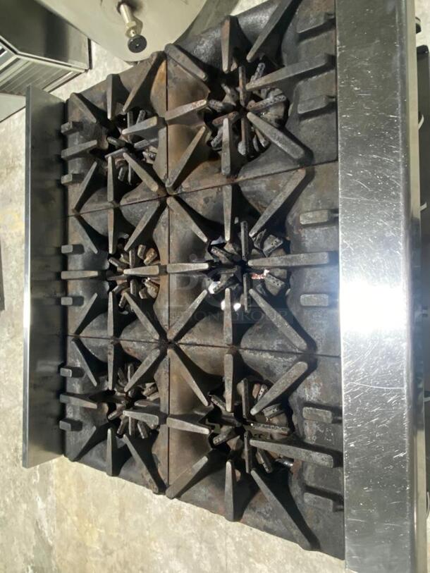 Garland Natural Gas 6 Burner 36" Countertop Range Stand Not Included - Image 3 of 5