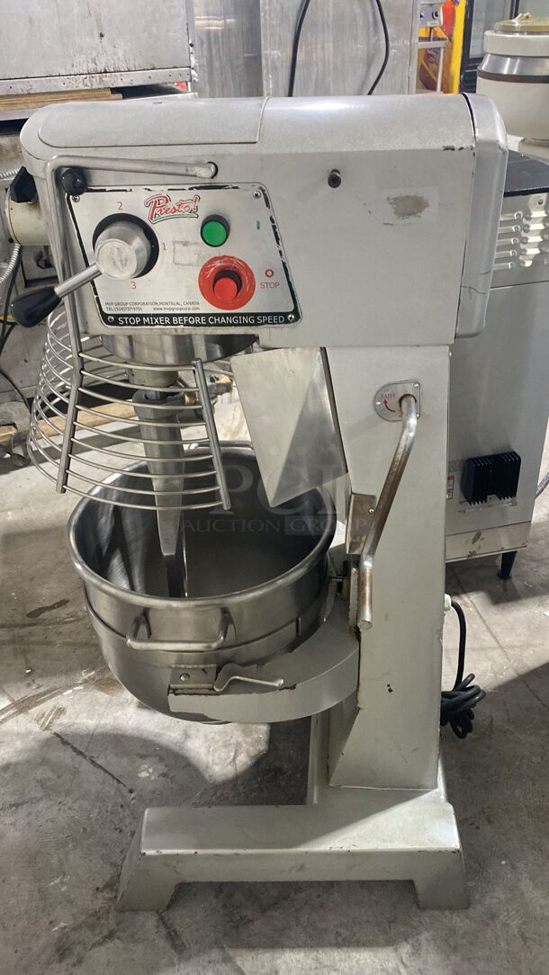 Presto PM-30 General Purpose Mixer, 30 Quart Capacity, Floor Model, Steel Gray

 - Image 4 of 5