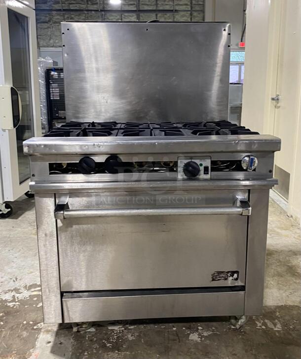 6 burner convection oven 