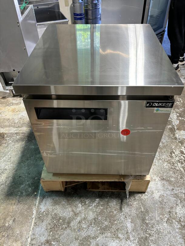Brand New Scratch & Dent Dukers DUC29F 36" Rear Mounted Self-Contained Refrigeration Digital Temperature Control Undercounter Refrigerator
 - Image 1 of 5