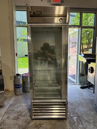 True TS-23FG - 23 Cu. ft. Glass Door Stainless Steel Freezer