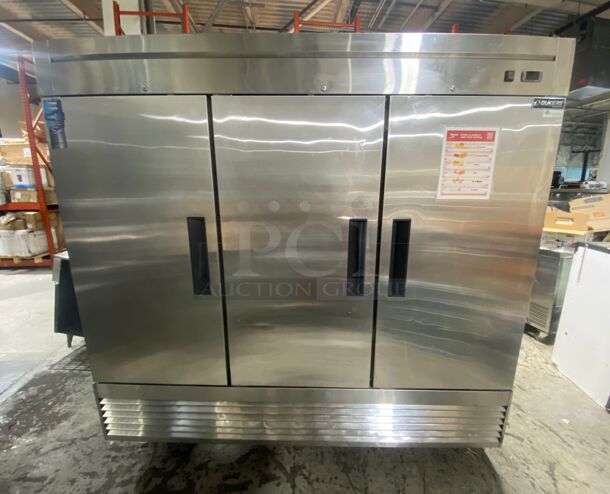 Dukers D83F 3-Door Commercial Freezer In Stainless Steel
 - Image 1 of 6