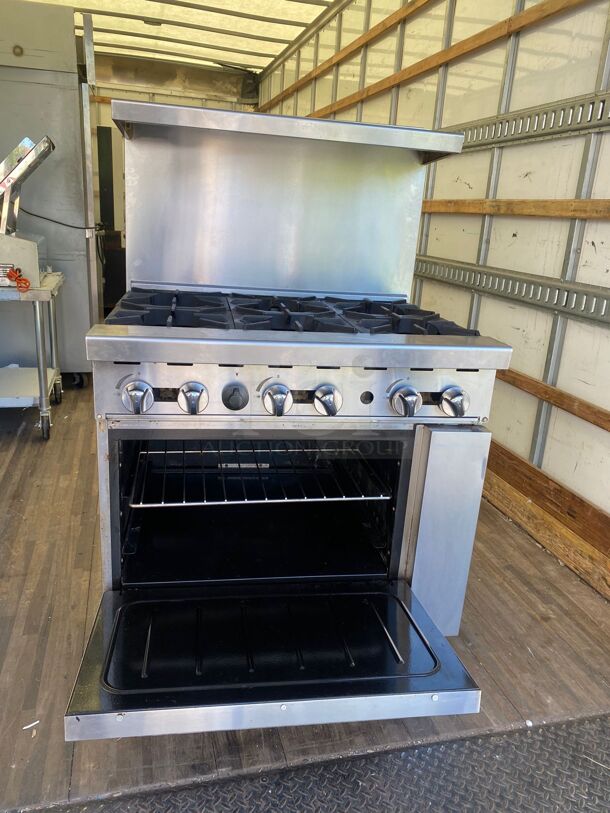 NICE! Oven Gas Range with Six (6) Open Burners!
 - Image 3 of 4