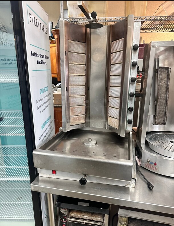 Commercial Gas Vertical Broiler Gyro Shawarma Machine Tested and Working - Image 2 of 5