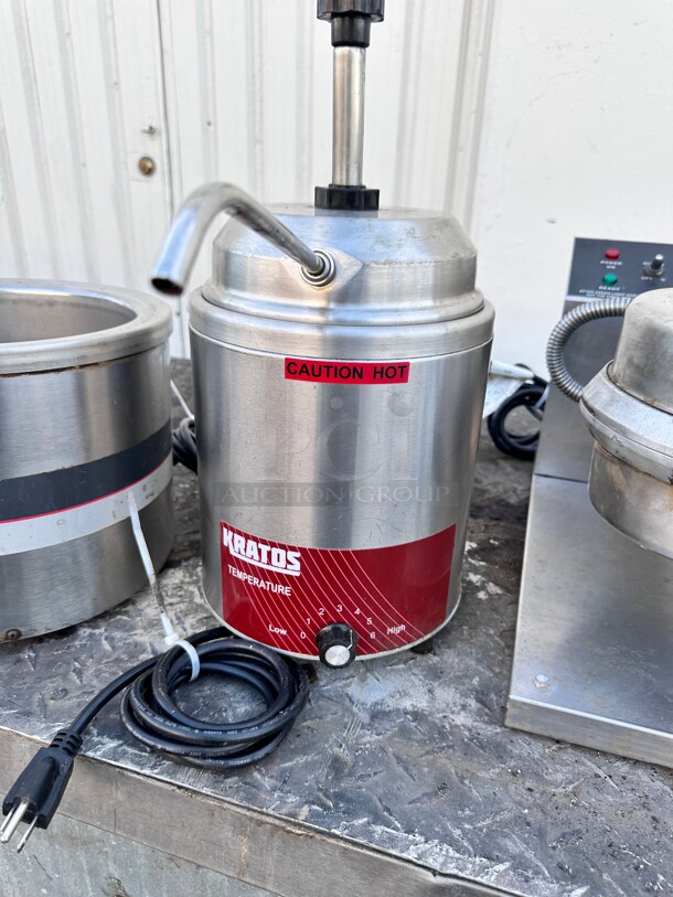 Kratos 29M-009 Commercial Electric Nacho Cheese Dispenser with Pump 115 Volt Tested and Working - Image 1 of 6