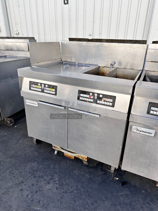 Excellent Condition 2019 Frymaster SCFHD260G Gas Fryer - (2) 80 lb Vats Gas With Filtration System Tested and Working! - Image 4 of 7