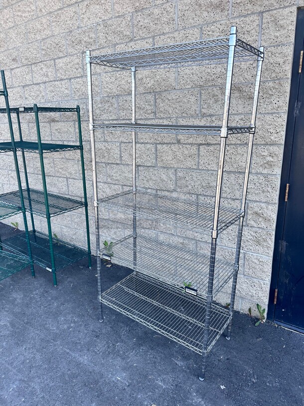 36x18x76 Stainless Steel Wire Rack - Image 3 of 4