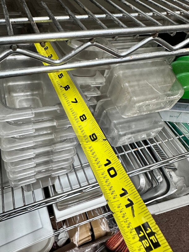 Commercial 1/3 Size Plastic Storage Container NSF - Image 8 of 9