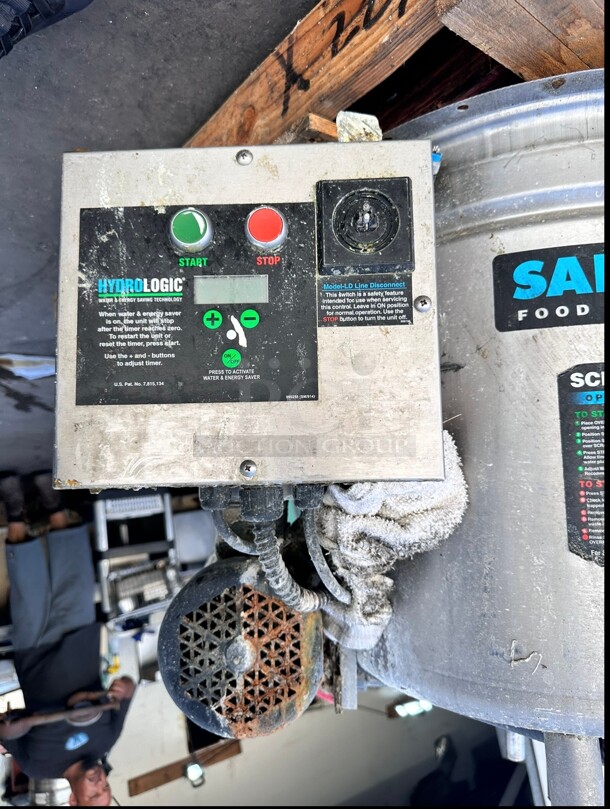 Salvajor P914 Pot Pan Scrap Collector, Pre-Flushing & Disposer, 3/4 HP, 115v Tested and Working - Image 2 of 5