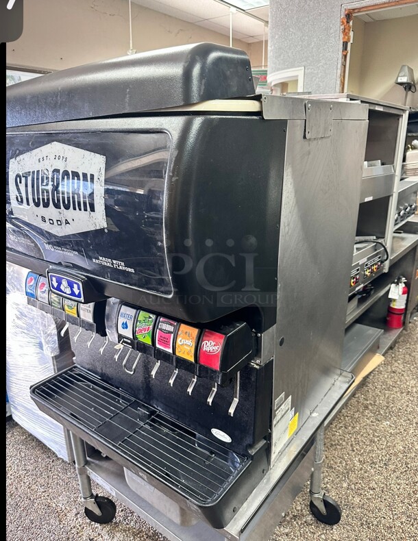Cornelius IDC215 with 8  Sanitary Lever Valves Cold Carbonation Soda Dispenser 120 Volt Working - Image 1 of 9