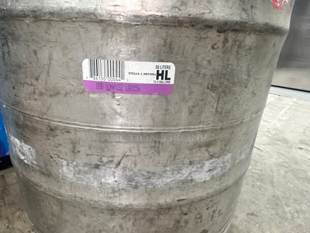 Stella Artois 13.2 Gal (1/2 bbl) keg - Image 5 of 8
