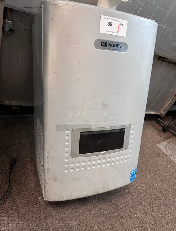 Certified Working Noritz 11.1 GPM 199900 BTU 120 Volt Commercial Natural Gas Condensing Tankless Water Heater NSF - Image 3 of 7