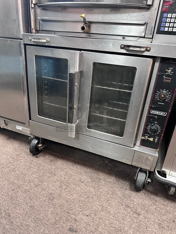 Working HOBART Commercial Full Size Convection Oven  Electric 208V 3/1 Phase NSF 
 - Image 2 of 9