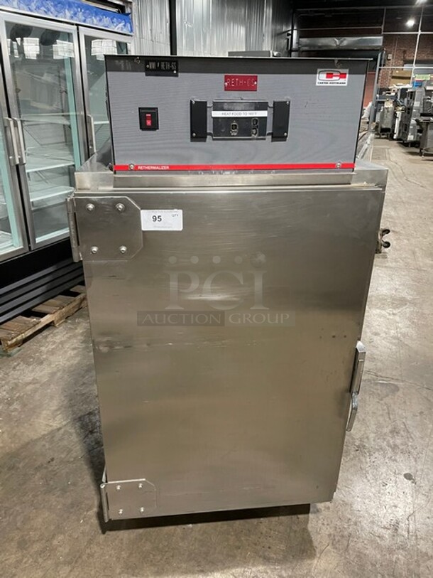 GREAT! Carter Hoffmann Commercial Electric Powered Rethermalizer/Food Warmer! With Built In Pan Holding Rack! All Stainless Steel! On Casters! 208V 3 Phase! Model: RTH18N4 SN: 318347! - Image 1 of 8