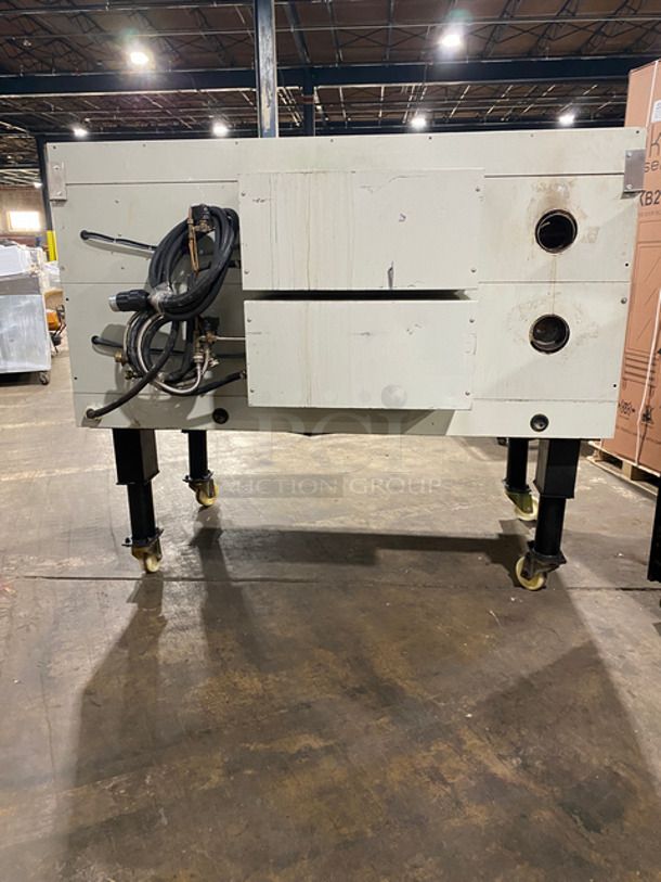 AMAZING! Bongard Commercial Electric Powered Modular Double Deck Baking Oven! All Stainless Steel! On Casters! With Steam Line! Model: FOURMODULABLEM4FE SN:9258881! 2 X Your Bid Makes One Unit! - Image 3 of 12