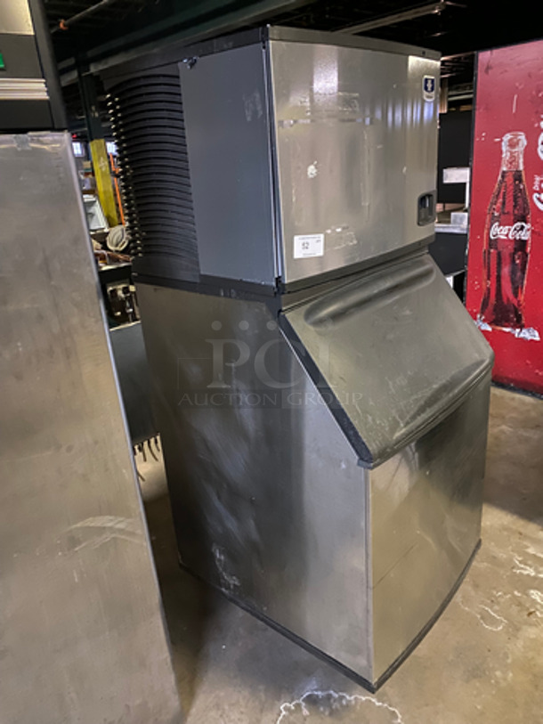 Manitowoc Commercial Ice Machine Head! On Commercial Ice Bin! All Stainless Steel! 2x Your Bid Makes One Unit! Model: IY0606W261 SN: 1101230841 208/230V 60HZ 1 Phase - Image 2 of 8