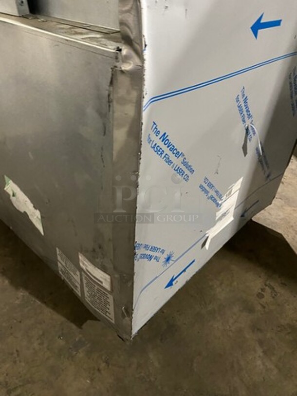 SCRATCH-N-DENT! LATE MODEL! Sierra Commercial Natural Gas Powered 10 Burner Stove! With Raised Back Splash And Salamander Shelf! With 2 Oven Underneath! All Stainless Steel! On Casters! - Image 12 of 12