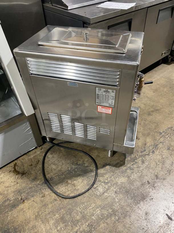 Taylor Commercial Countertop Single Flavor Slushie Machine! All Stainless Steel! On Legs! Model: 39027 SN: J7072862 208/230V 60HZ 1 Phase - Image 3 of 10