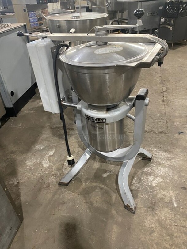 Hobart Commercial Heavy Duty HCM Cutter/Mixer/Mincer! All Stainless Steel! On Legs! Model: HCM300 SN: 311011958 200V 60HZ 3 Phase - Image 4 of 9