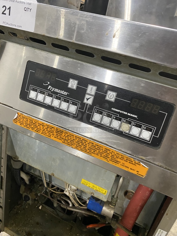 Frymaster Commercial Natural Gas Powered Pasta Cooker/Rethermalizer! With Backsplash! All Stainless Steel! MODEL: FBCR18CSE SN:1208HR0002! 110-120V 1PH! On Casters! - Image 8 of 10