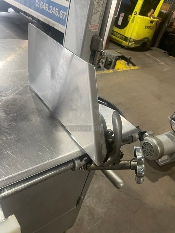 SWEET! Biro Commercial Floor Style Heavy Duty Meat Saw! All Stainless Steel! Model 22 Serial 36959! On Legs! 1Phase!  WORKING WHEN REMOVED! - Image 6 of 12