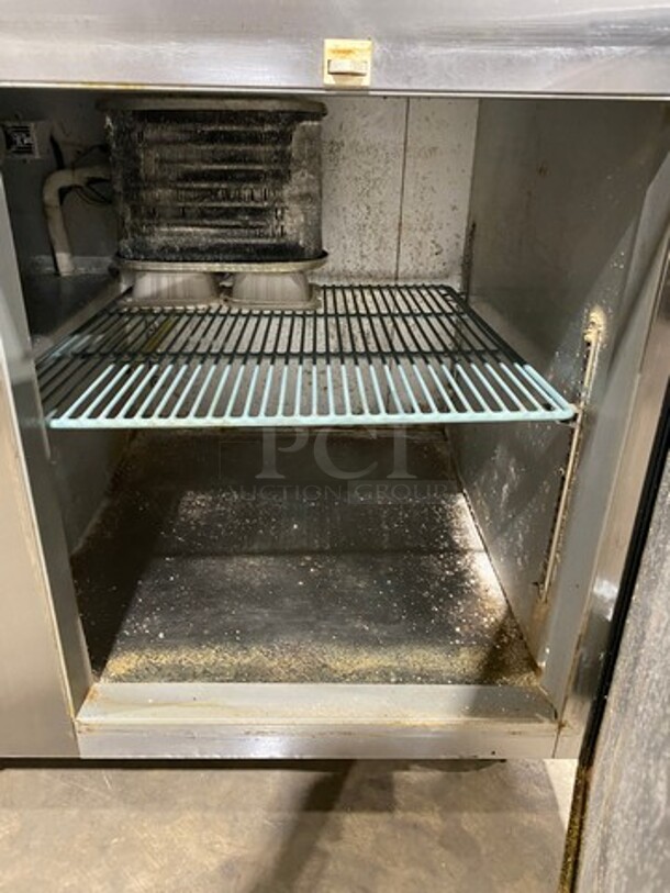 Leader Commercial Refrigerated 2 Door Lowboy! With Poly Coated Rack! All Stainless Steel! On Casters! Model: LB48SC SN: PW11M1802B 115V 60HZ 1 Phase - Image 6 of 11