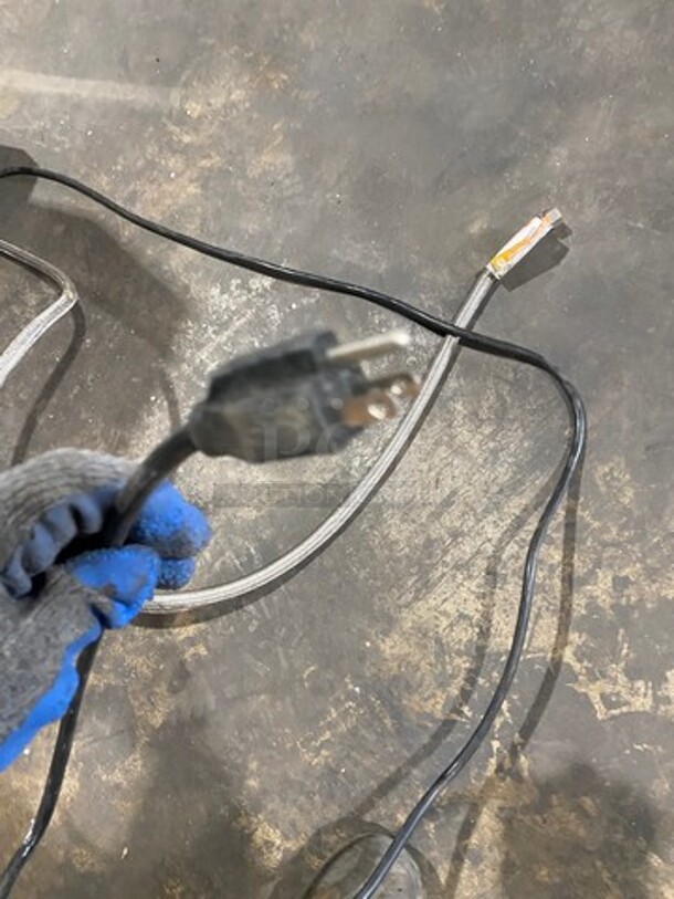 WOW! Hoshizaki Commercial Countertop Refrigerated Ice Maker/Dispenser And Water Dispenser! All Stainless Steel! On Legs! Model: DCM270BAH SN: G01849B 115V 60HZ 1 Phase - Image 8 of 8