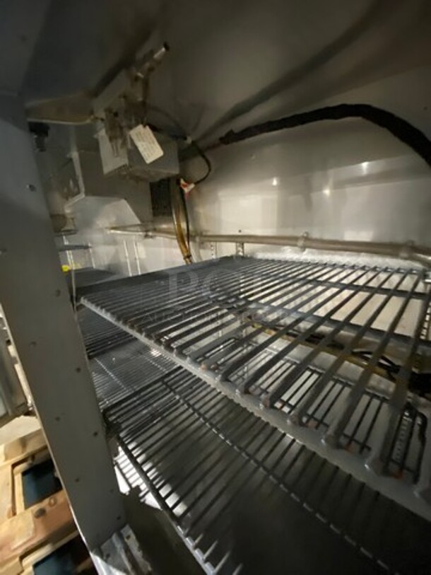 Perlick Commercial 4 Door Bar Back Cooler! With Poly Coated Racks! All Stainless Steel! On Legs! Model: C5065ESCUL SN: 406771 115V 60HZ 1 Phase - Image 7 of 11